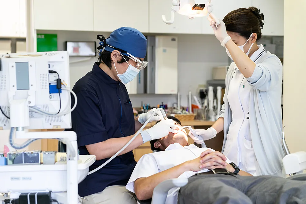 痛みを抑えた治療